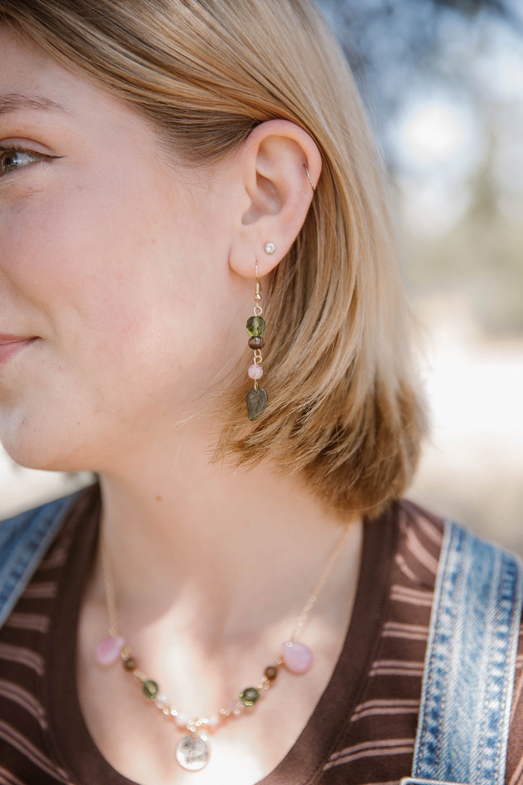 Memories of Peonies Earrings